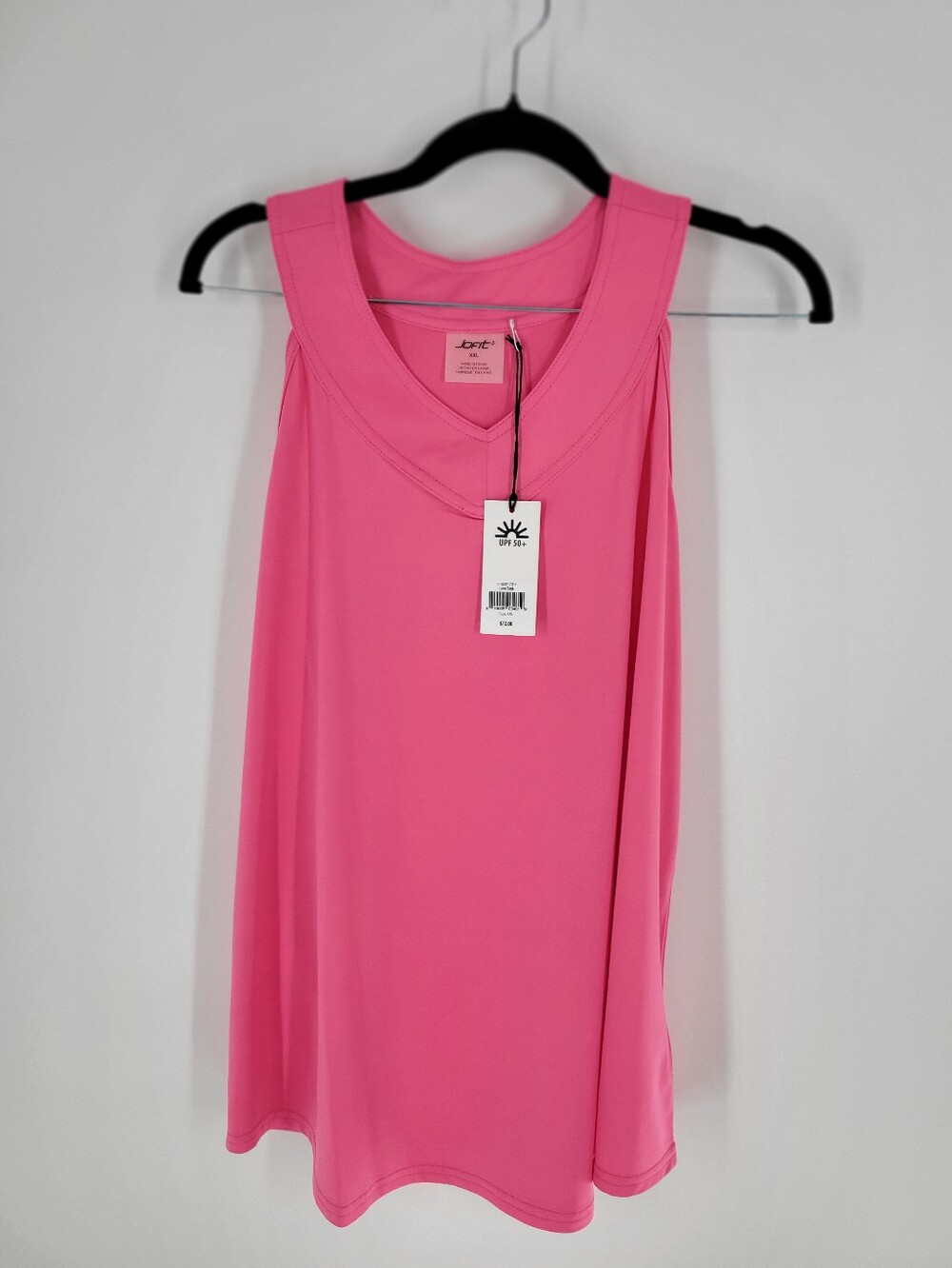 Women's Pink Tank Top - Sleeveless V-Neck Active Tee Size XXL New